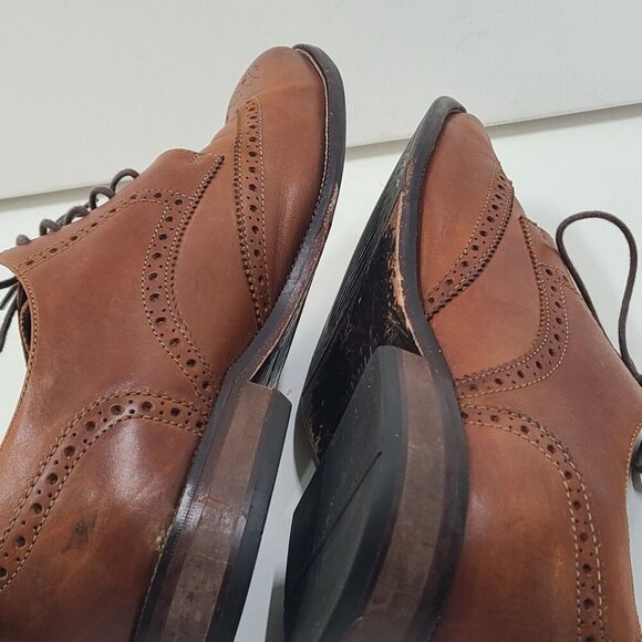 Cole Haan Harrison Grand OS Wingtip Dress Shoes Burnised British Tan Sz 11.5 main image 7
